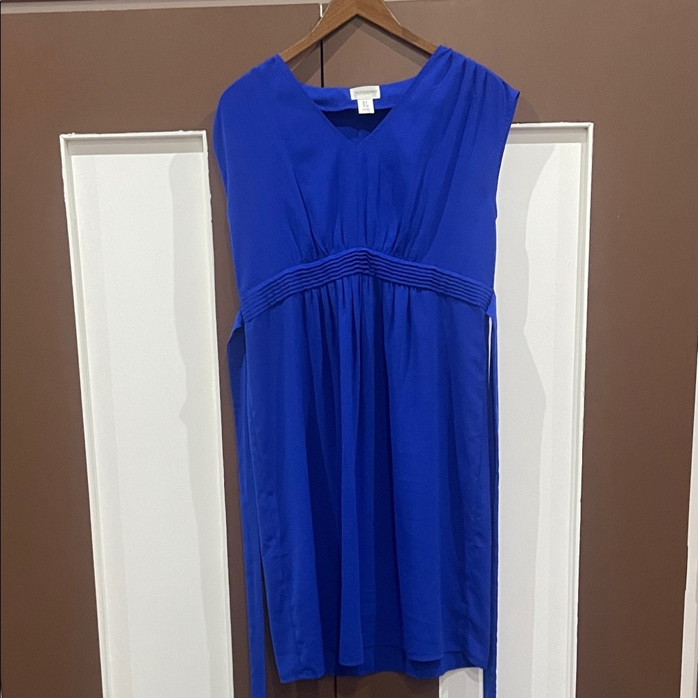 Motherhood Bright Blue Maternity Top